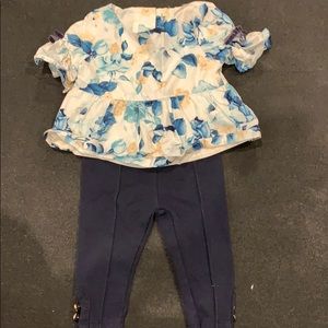 Janie and Jack 3-6 month outfit girls